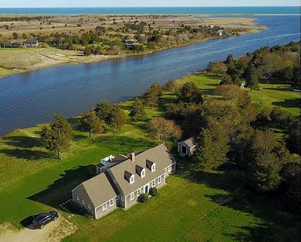 Ariel View of Chilmark Vacation Rental Home