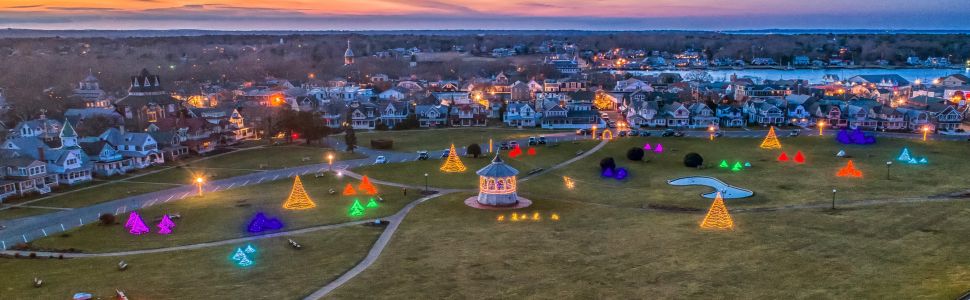 Oak Bluffs dressed up for the holidays