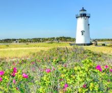 Edgartown lighthouse in the spring