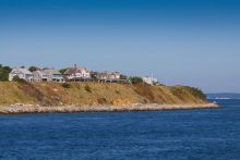 A view of homes on Martha's Vineyard