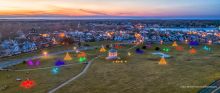 Oak Bluffs dressed up for the holidays