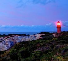 sunset on marthas vineyard